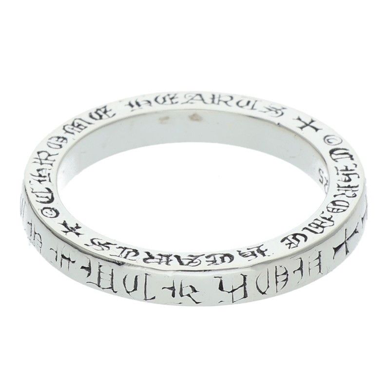 クロムハーツ 3mm SPACER FUCKYOU 3mmスペーサーファックユー シルバーリング メンズ 22号