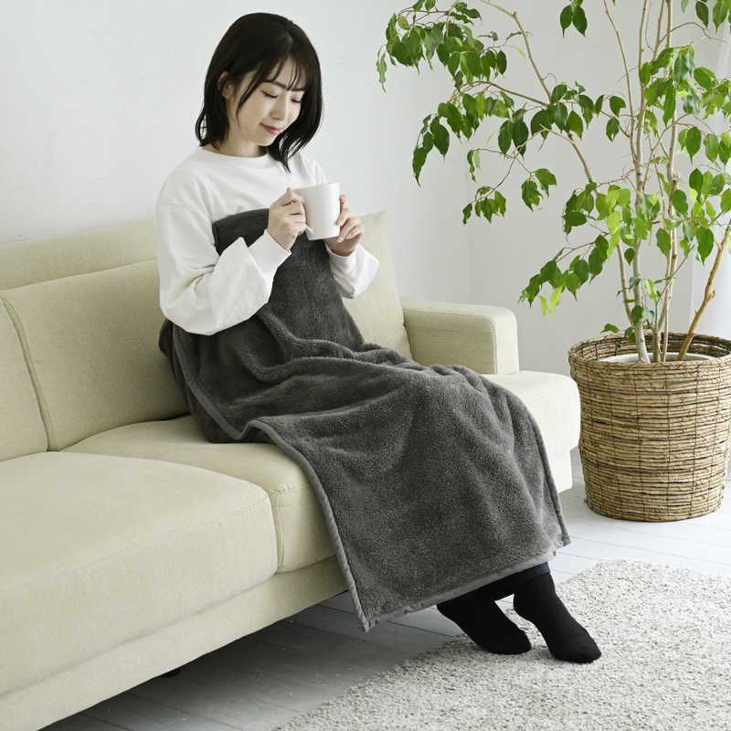送料無料 ♥ 未開梱 ヤマゼン 消臭すっぽり毛布 本体丸洗い コントローラー付き ハーフサイズ | ひざ掛け YHK-SP61