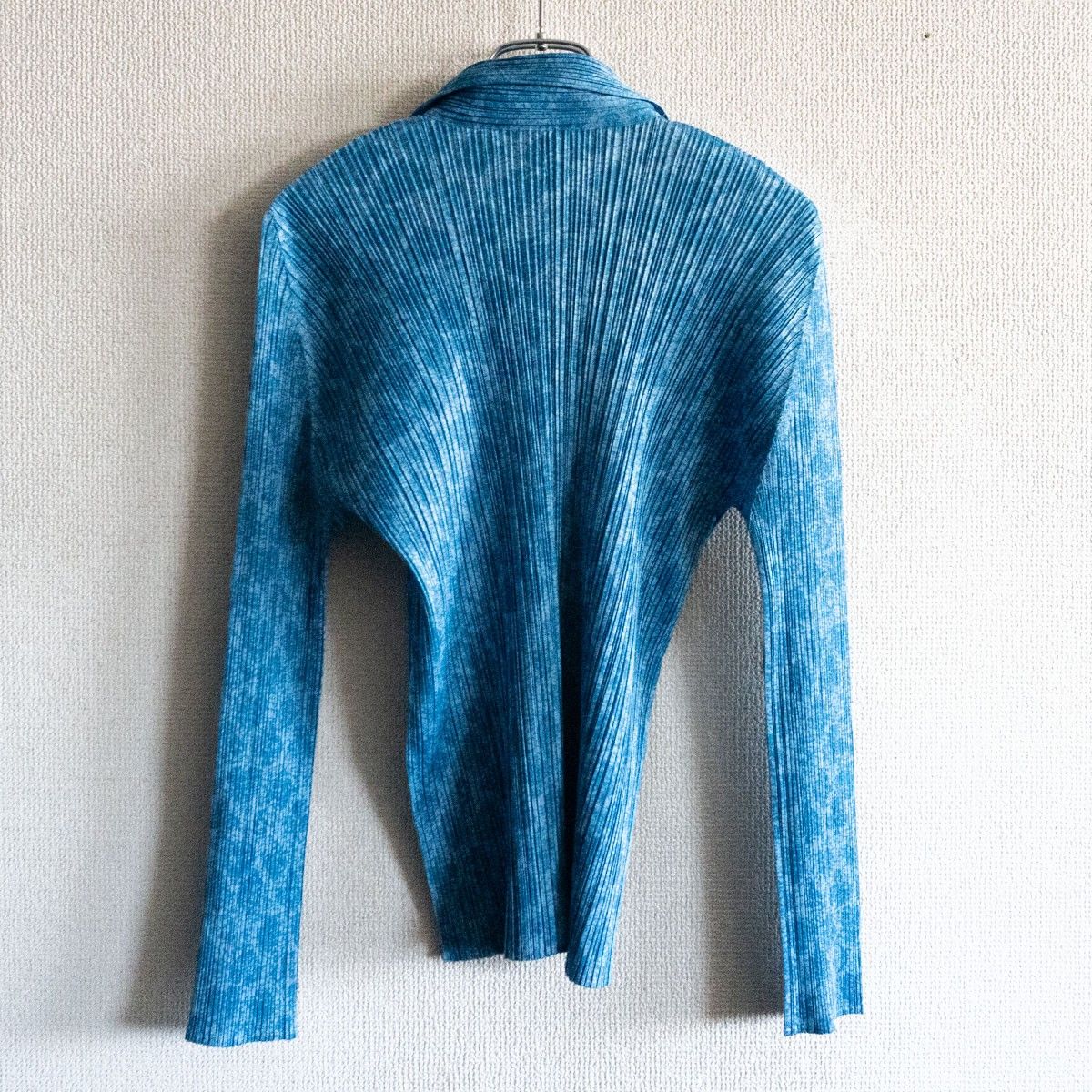 ISSEY MIYAKE プリーツプリーズ スカーフ イッセイミヤケ プリーツプリーズ スカーフ 菱形 オレンジ色