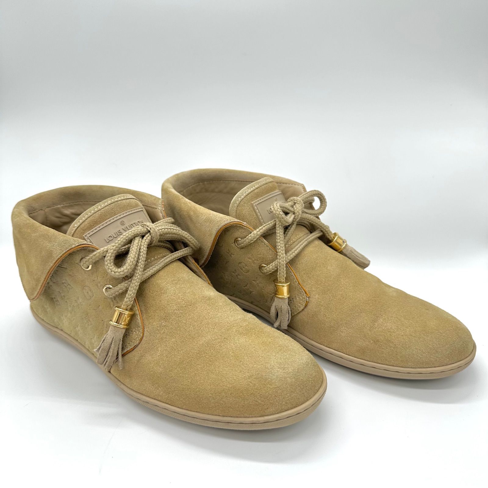 LOUIS VITTON ルイヴィトン スエードショートブーツ Louis Vuitton Suede Short Boots ルイ・ヴィトン スエード