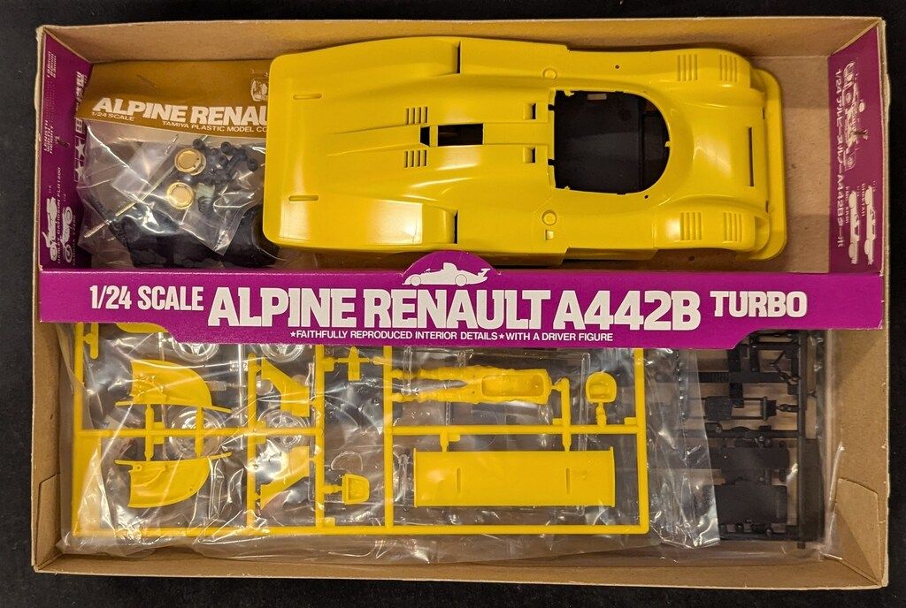 (未使用･未開封品)　タミヤ 1/24 アルピーヌ ルノー A442Bターボ wyeba8q 田宮模型1/24 アルピーヌ・ルノーA442Bターボ モーターライズ