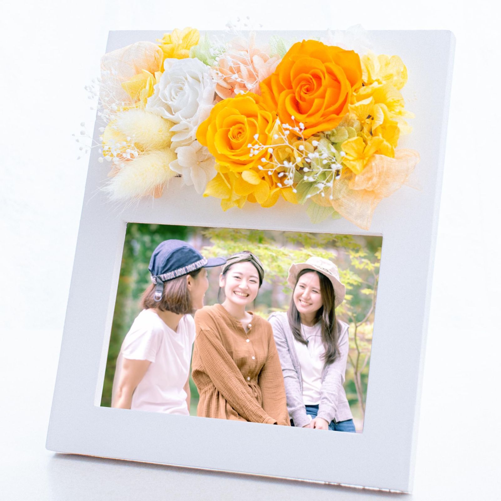 仏花　N　ガラスドーム　プリザーブドフラワー　お盆　お彼岸　虹の橋 仏花 ガラスドーム プリザーブドフラワー お盆 お彼岸 お供え 虹