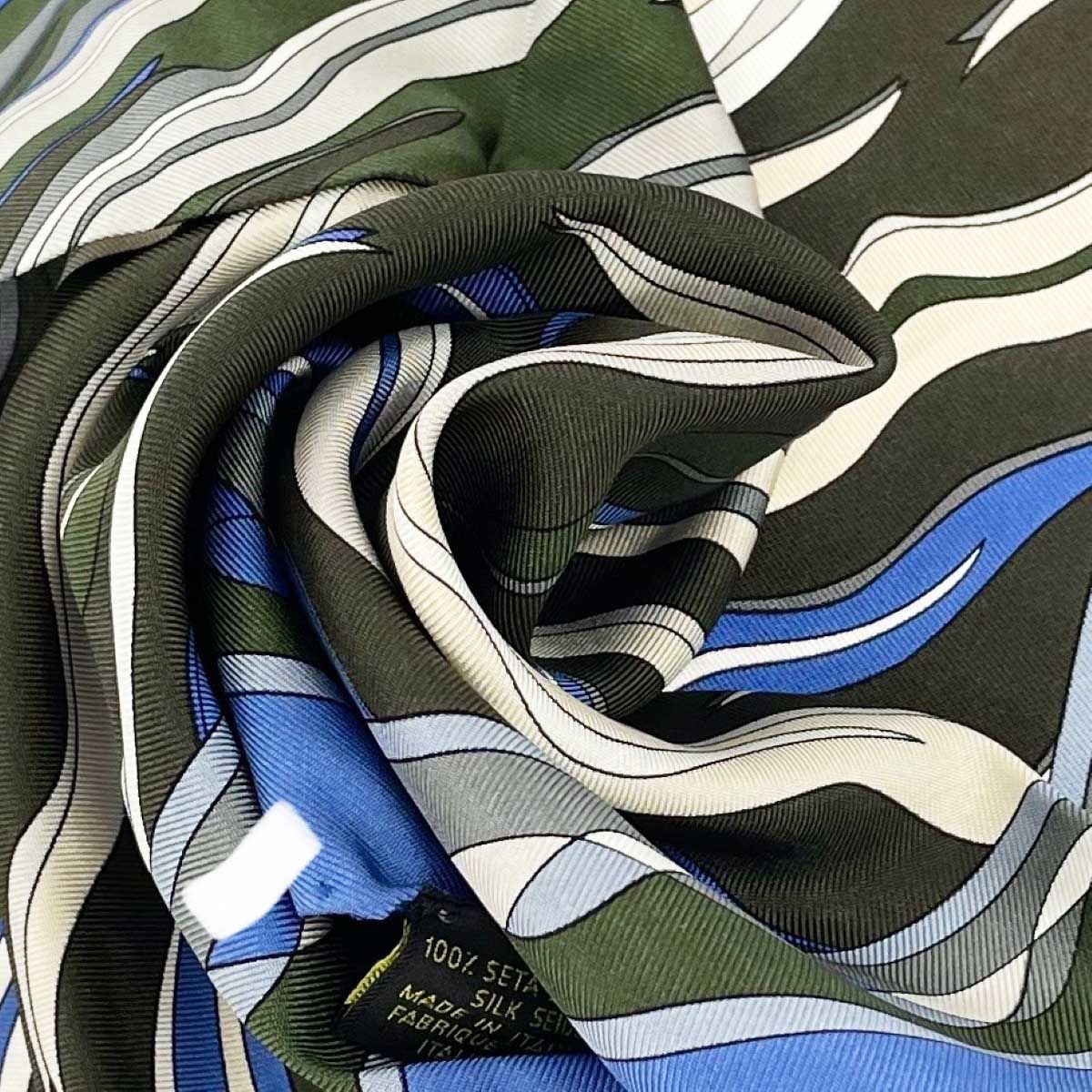 未使用品 EMILIO PUCCI エミリオプッチ スカーフ マルチカラー シルク
