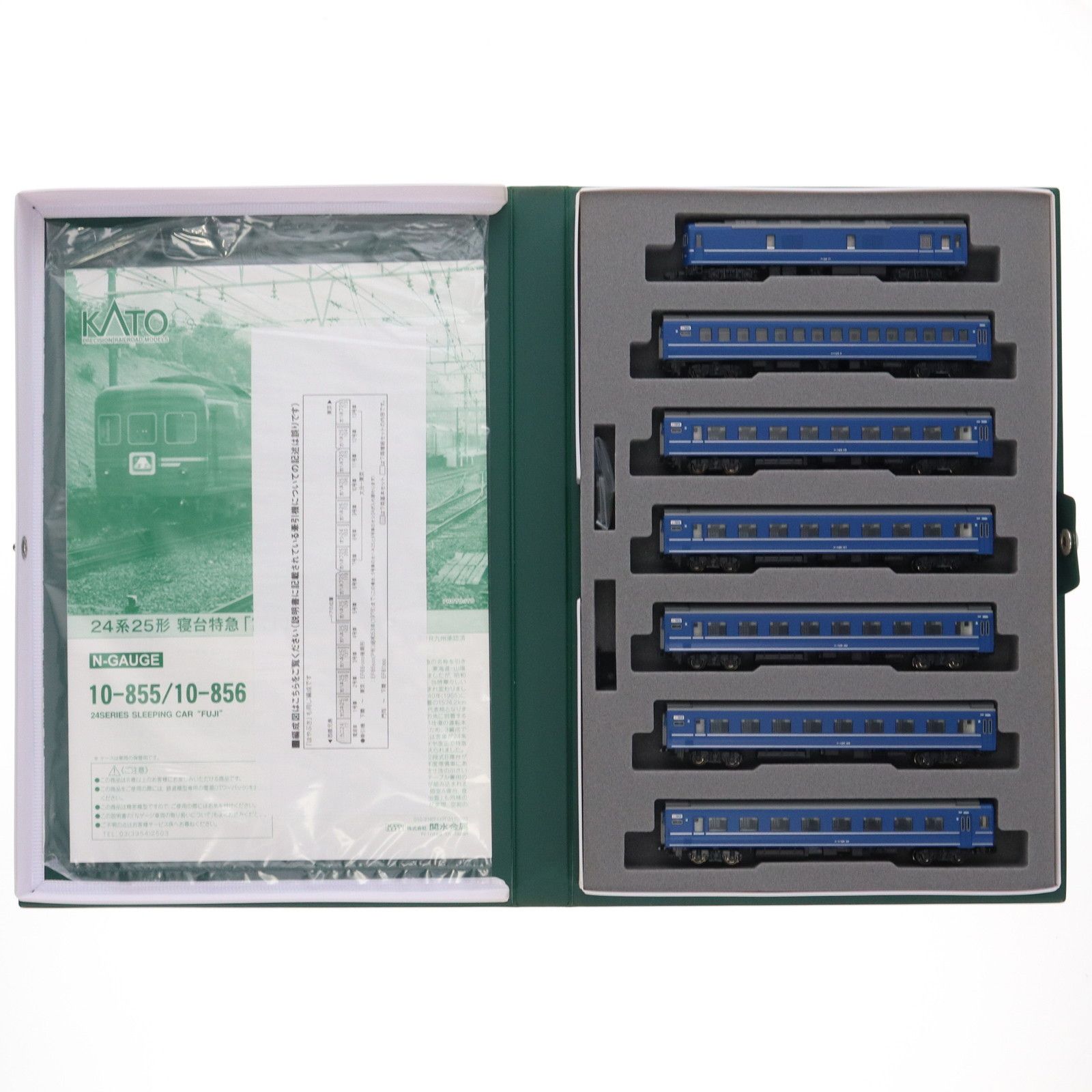 KATO 10-855 24系 24系25形寝台特急「富士」が入線です。KATO 10-855 / 10-856