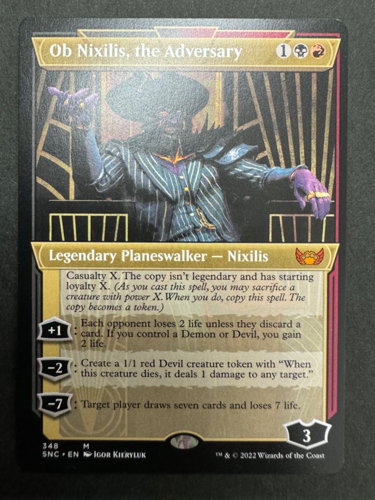 MTG 日本語版　ショーケース　敵対するもの、オブ・ニクシリス EX+](ショーケース枠)敵対するもの、オブ・ニクシリス/Ob