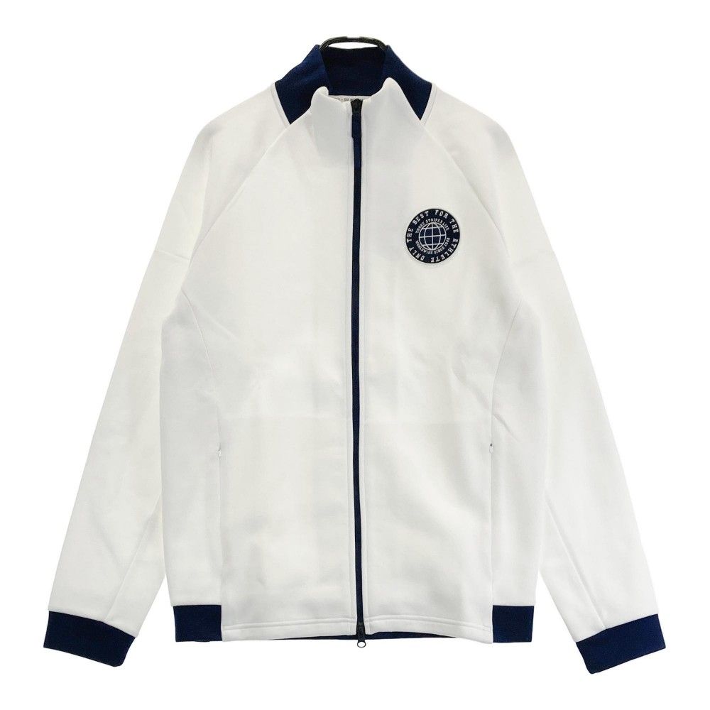 サイズ：O ADIDAS GOLF アディダスゴルフ ADICROSS/FH8428 ジップジャケット  ホワイト系 [240101303036] ゴルフウェア メンズ ストスト