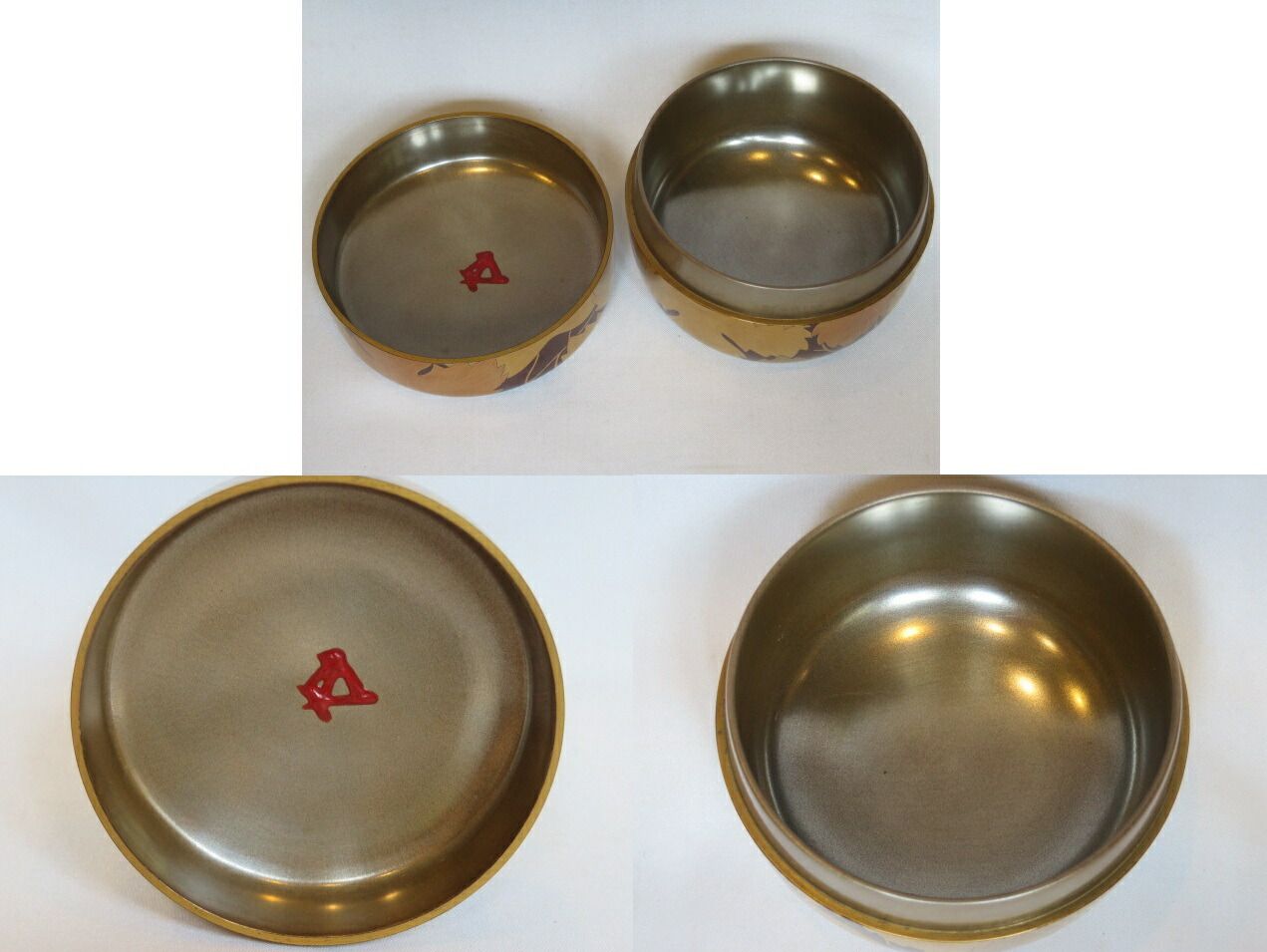 孝三作 蔦蒔絵内銀地