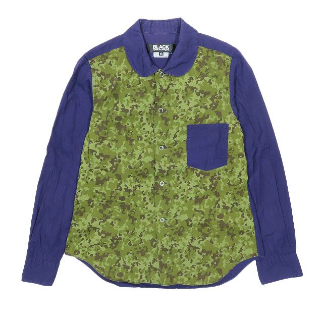 ブラックコムデギャルソン BLACK COMME des GARCONS カモフラ柄 切替 