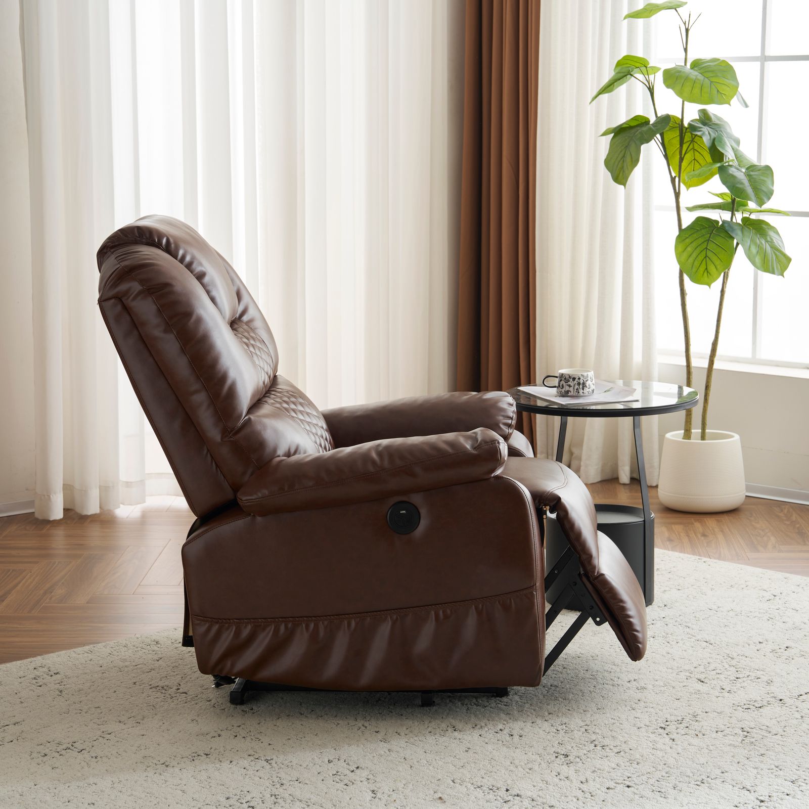 電動リクライニングソファー ソファー 1人掛け USB付き ゲーミング