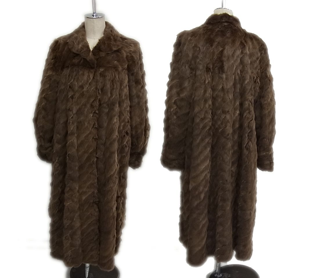 フェンディ　セーブルコート 定価400万以上◇FENDI フェンディ セーブル 毛皮 ロングコート 2way