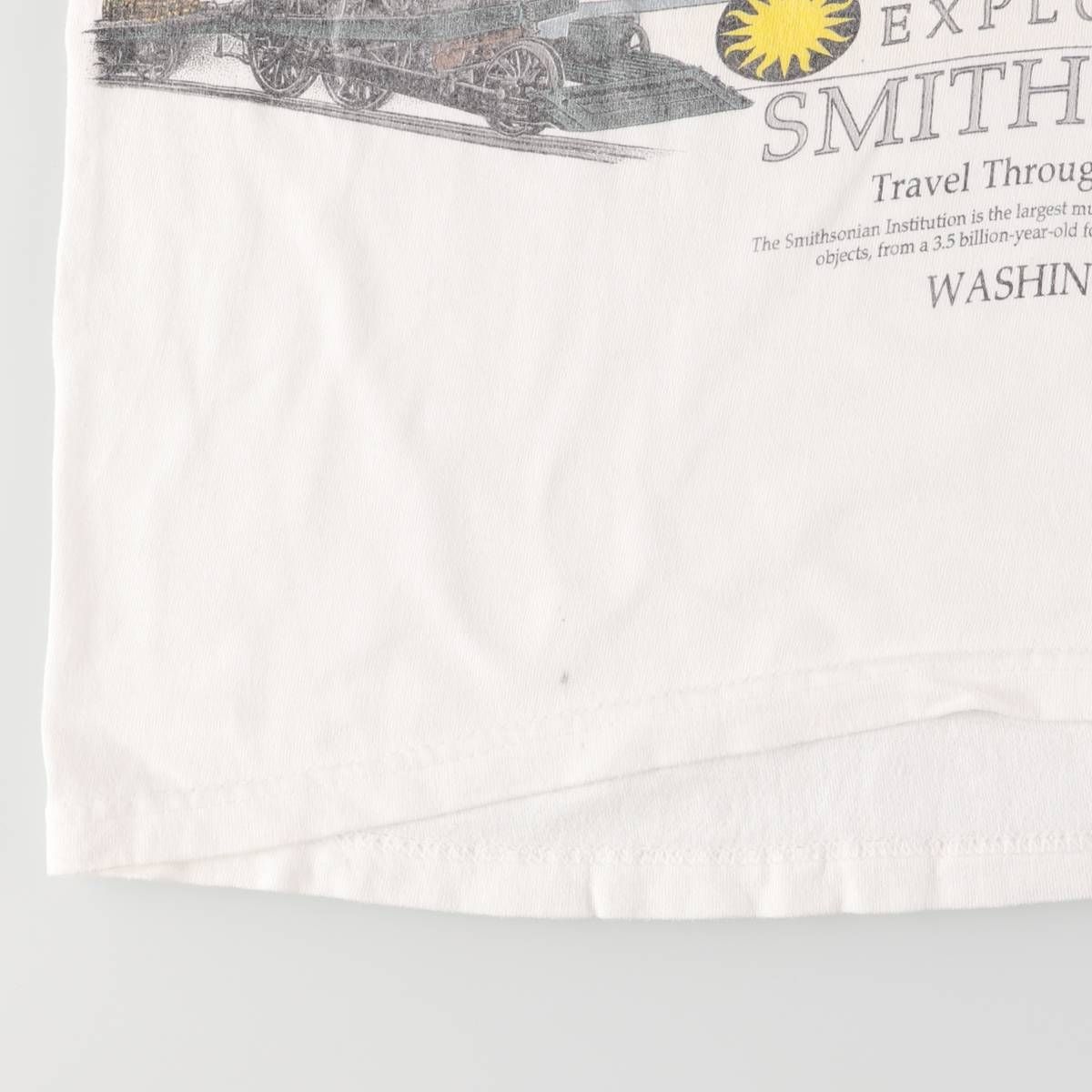古着 90年代 ヘインズ Hanes EXPLORE THE SMITHSONIAN スミソニアン 