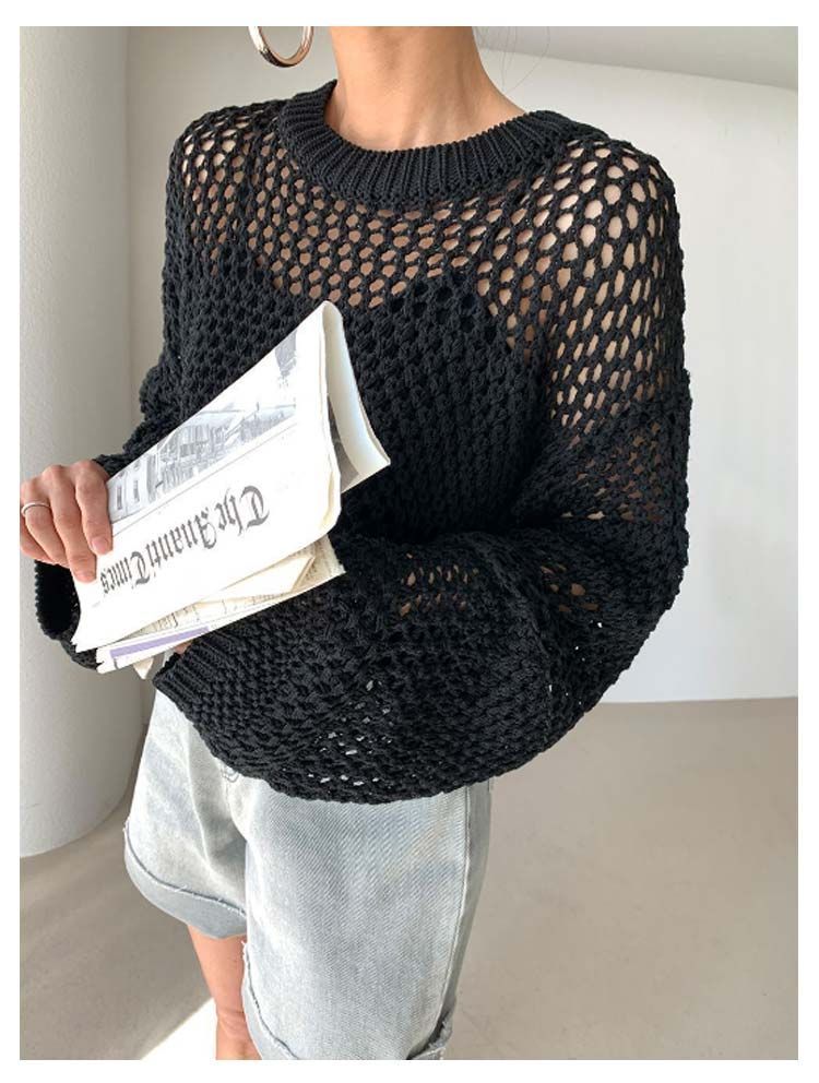 kinema summer knit pullover シアーニット　シャツ kinema summerknitpullover サマーニット シアーニット