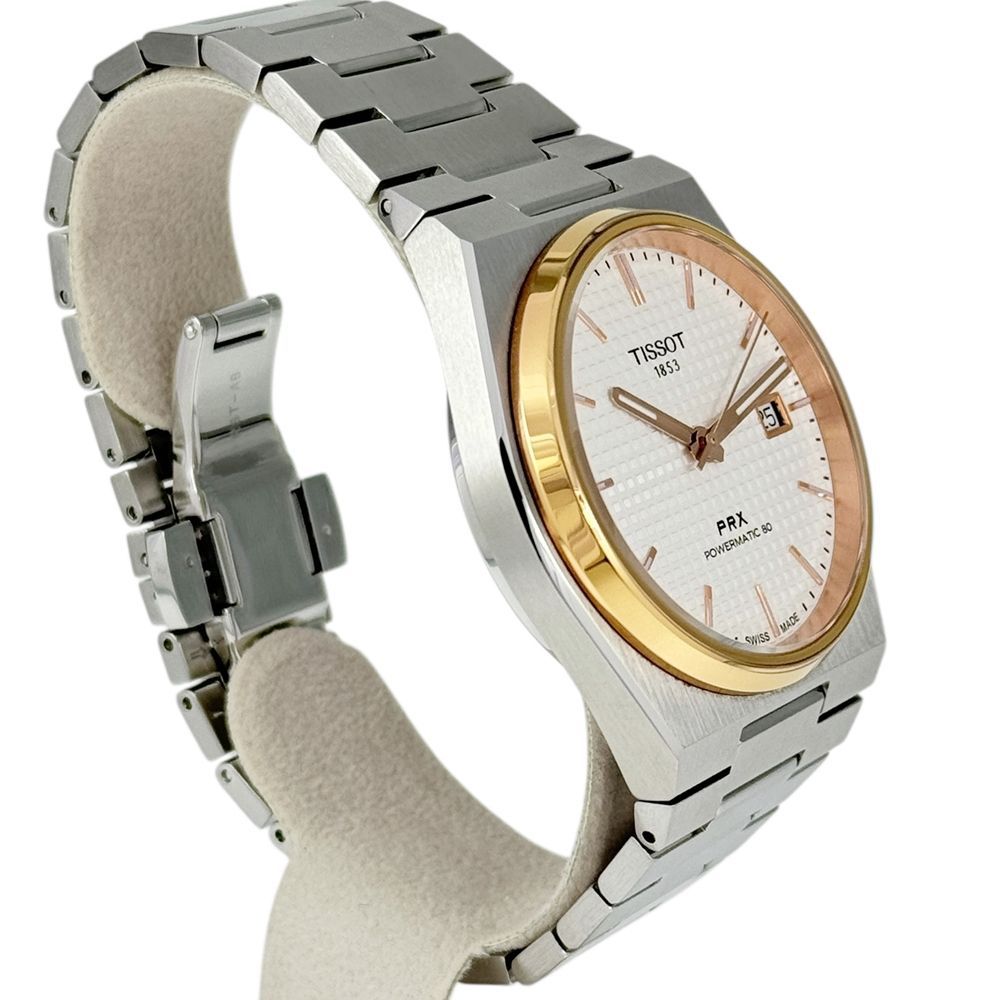  TISSOT ティソ T 137 407 21 031 00 PRX パワーマティック80 メンズウォッチ 腕時計 自動巻き 機械式時計 自動巻き時計 腕時計(アナログ)
