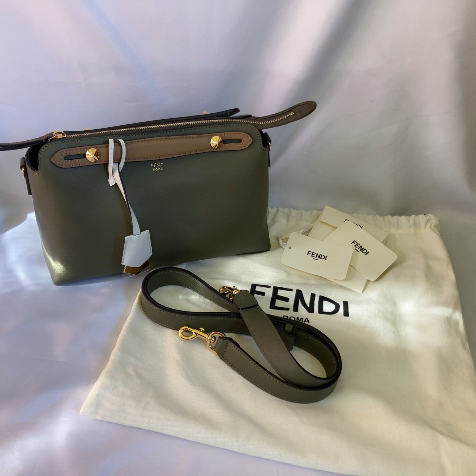 さき様専用！！<極美品>FENDI フェンディ バイザウェイ ハンドバッグ 