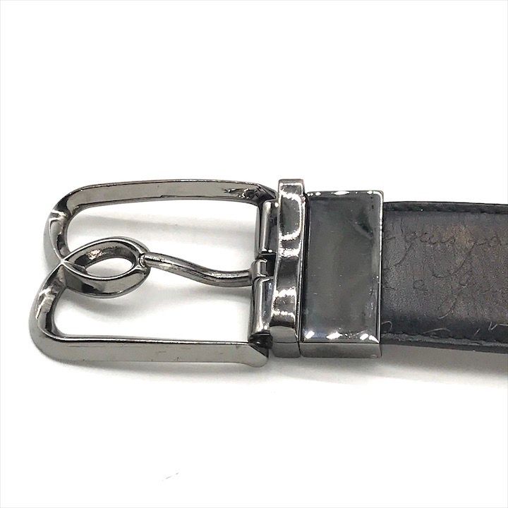 良品 BERLUTI ベルルッティ カリグラフィー レザー メンズ ベルト ブラック シルバー k2597 良品 BERLUTI ベルルッティ カリグラフィー レザー メンズ ベルト