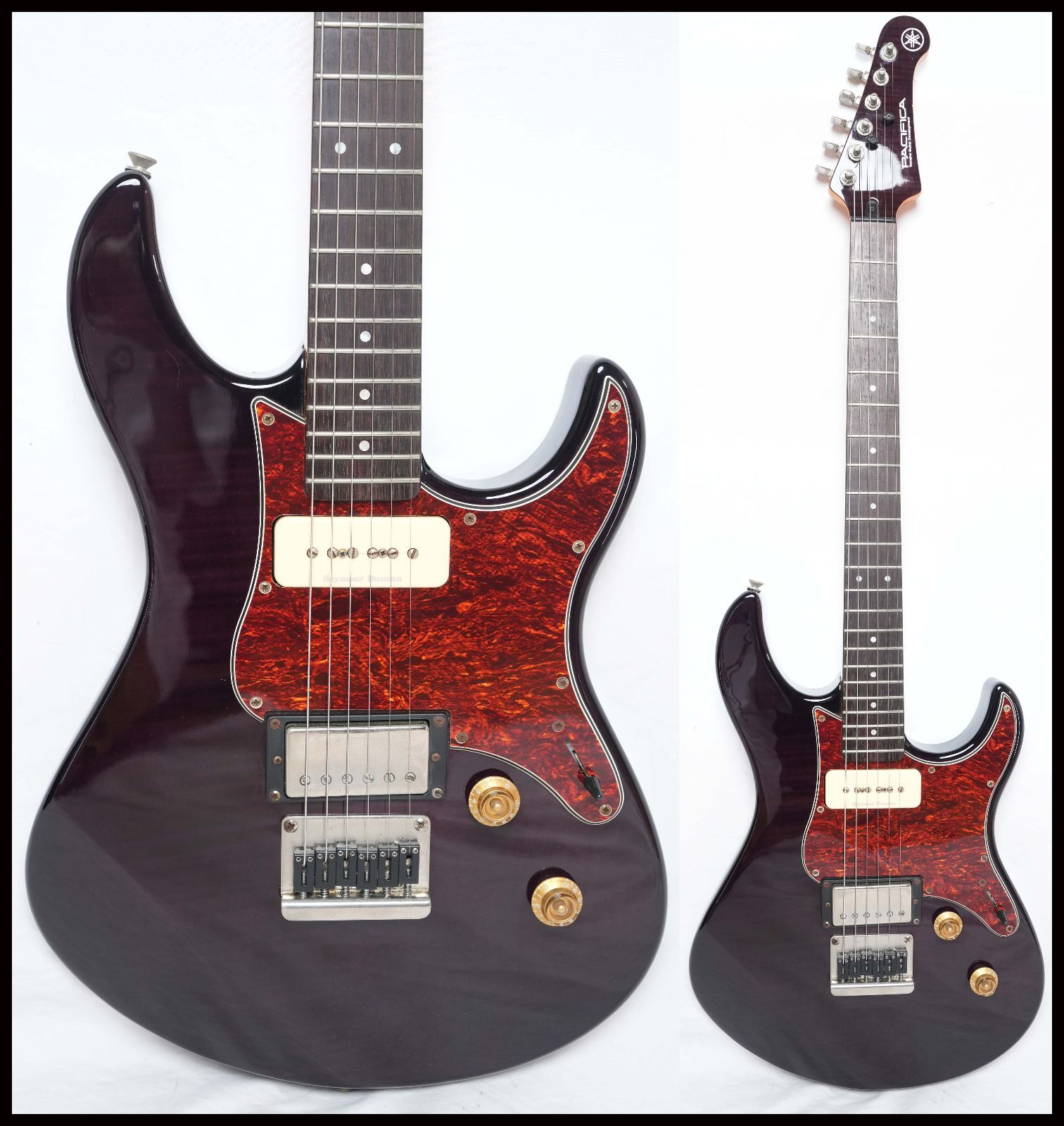 YAMAHA PACIFICA PAC611HFM TPP Transrucent Purple Seymour Duncan搭載