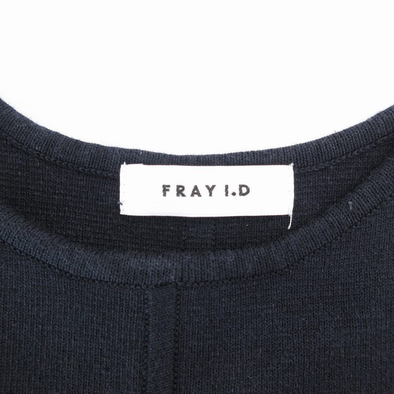 [新品]FRAY I.D/ワッシャープリーツニットコンビワンピース FRAY.ID ワッシャープリーツニットコンビワンピース FRAY I.D