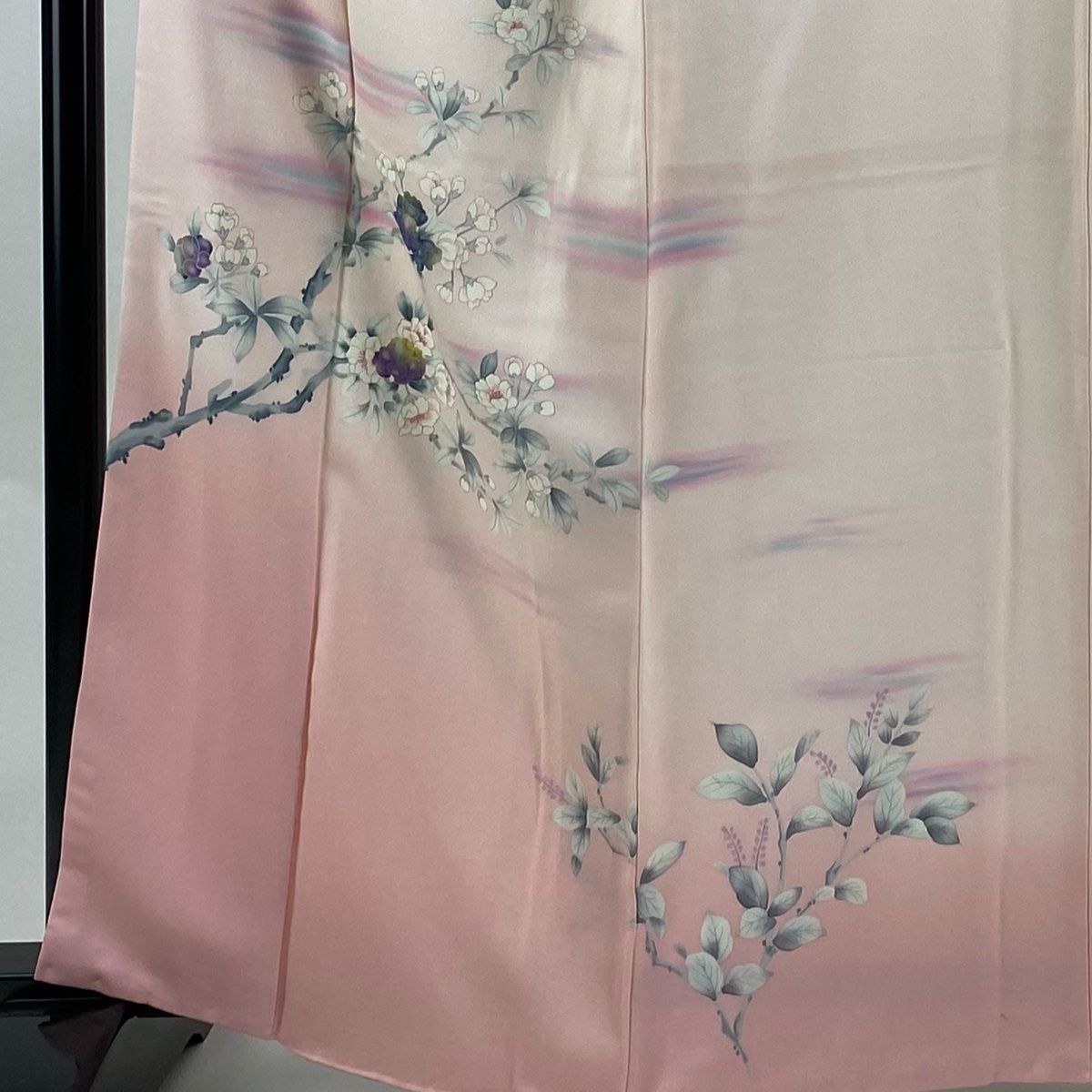 平和屋着物＊夏物　色無地　絽縮緬　秘色色　正絹　逸品　AABA5765sx 平和屋着物＊夏物 色無地 絽縮緬 秘色色 正絹 逸品 AABA5765sx
