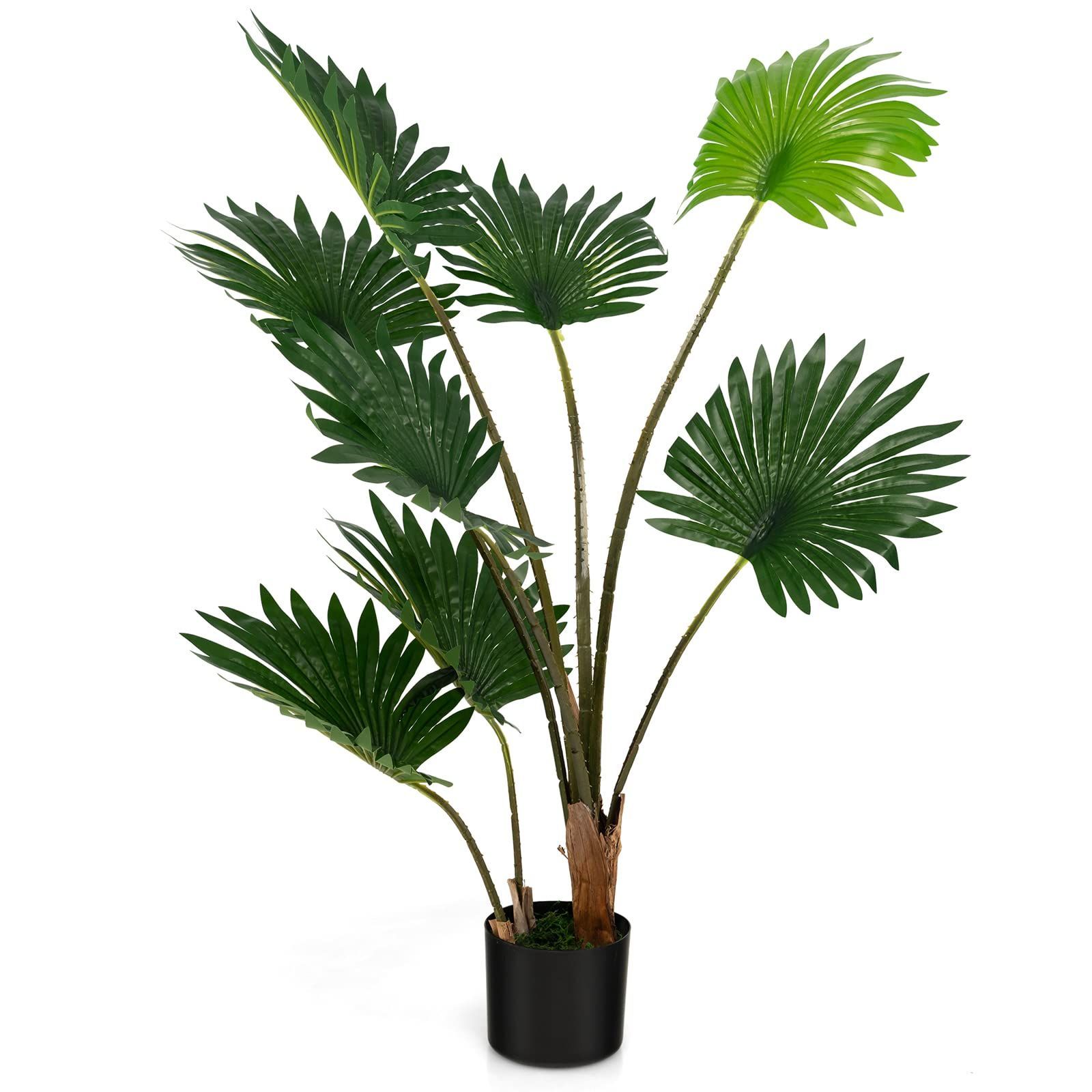 新着商品 10098 盆栽植物 枯れない 水やり不要 観葉植物 観葉植物 人工 フェイク植物 屋外 室内 インテリア 造花 人工観葉植物 フェイクグリーン 120cm フェイク TANGKULA
