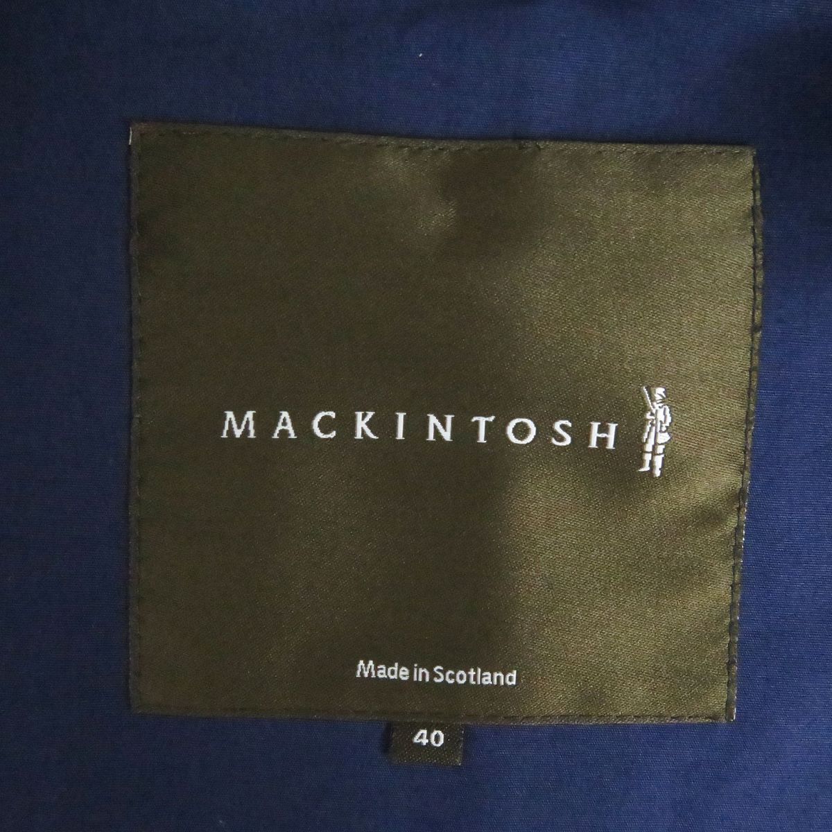 美品□MACKINTOSH/マッキントッシュ 無地 コットン100％ フライ