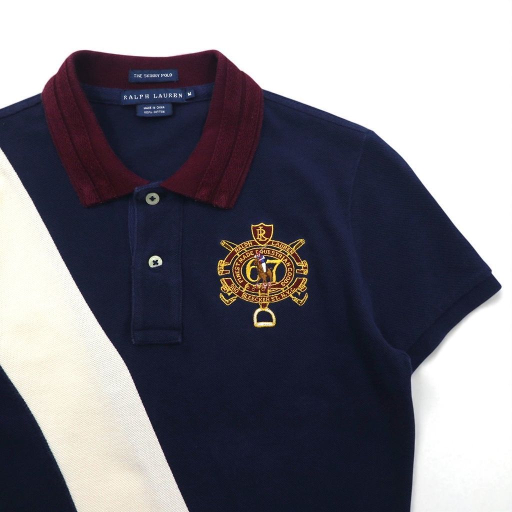 90s　Ralph Lauren　ネルシャツ　L　カラフル　ポニー刺繍　カスタム 90s~00s Polo by Ralph Lauren “None Pony Embroidery” Regatta