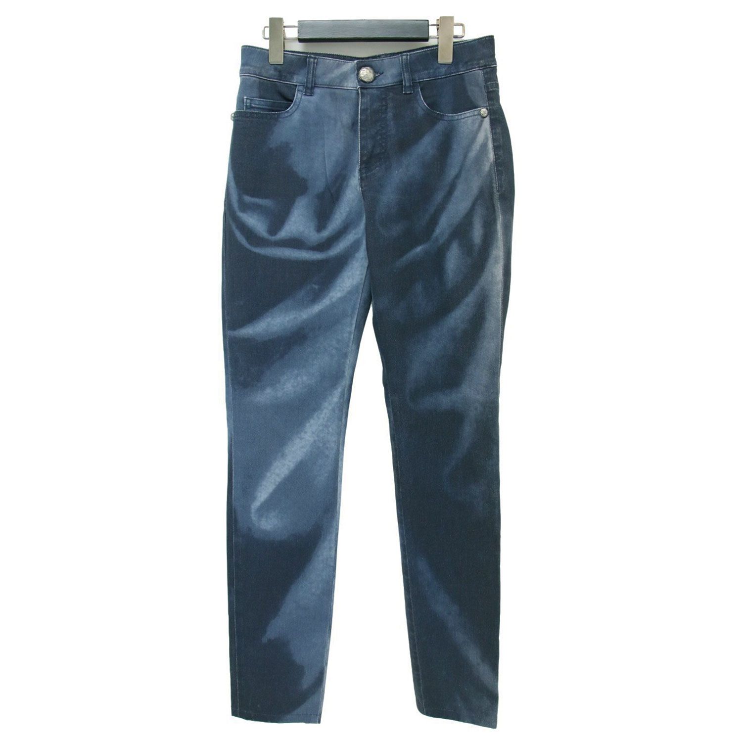 CHANEL シャネル ココマーク デニムパンツ ストレートジーンズ 34サイズ