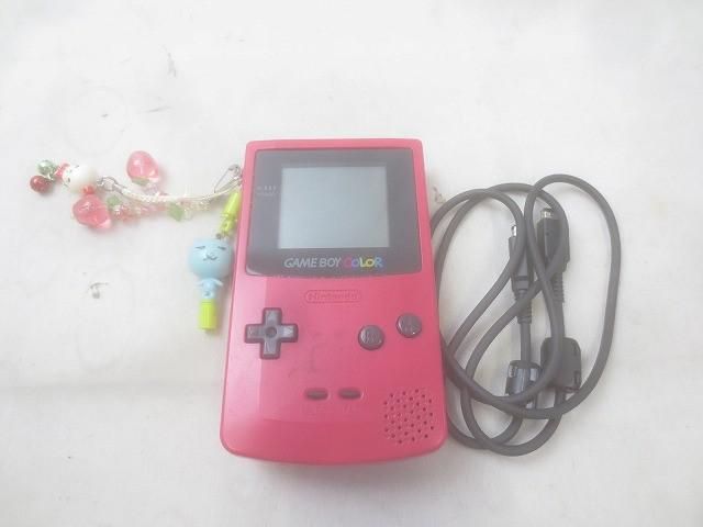 中古品 ゲーム ゲームボーイ 本体 CGB-001 レッド 動作品 周辺
