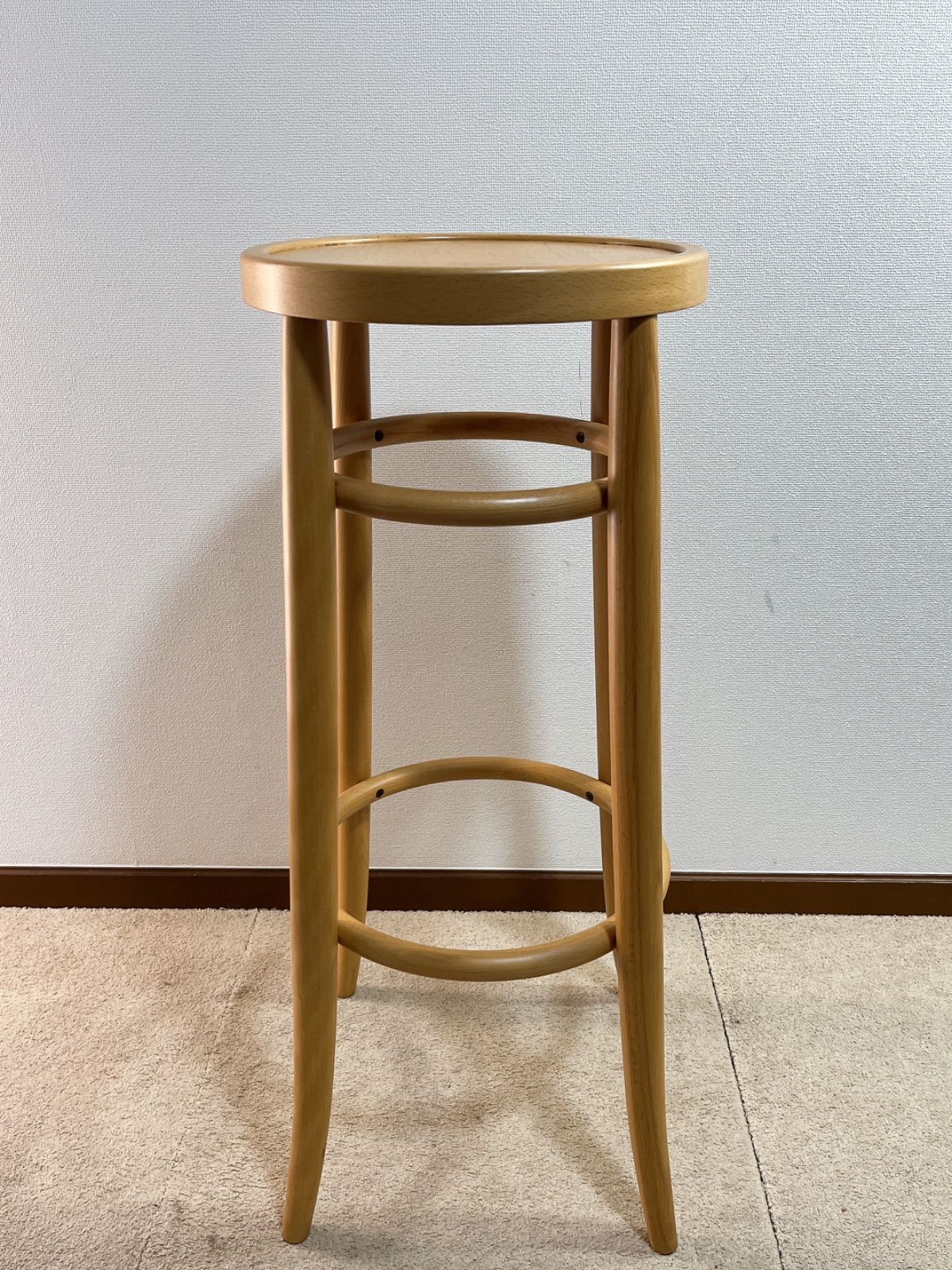 秋田木工 カウンターチェア No-209 曲がり木 大塚家具 ② - メルカリ