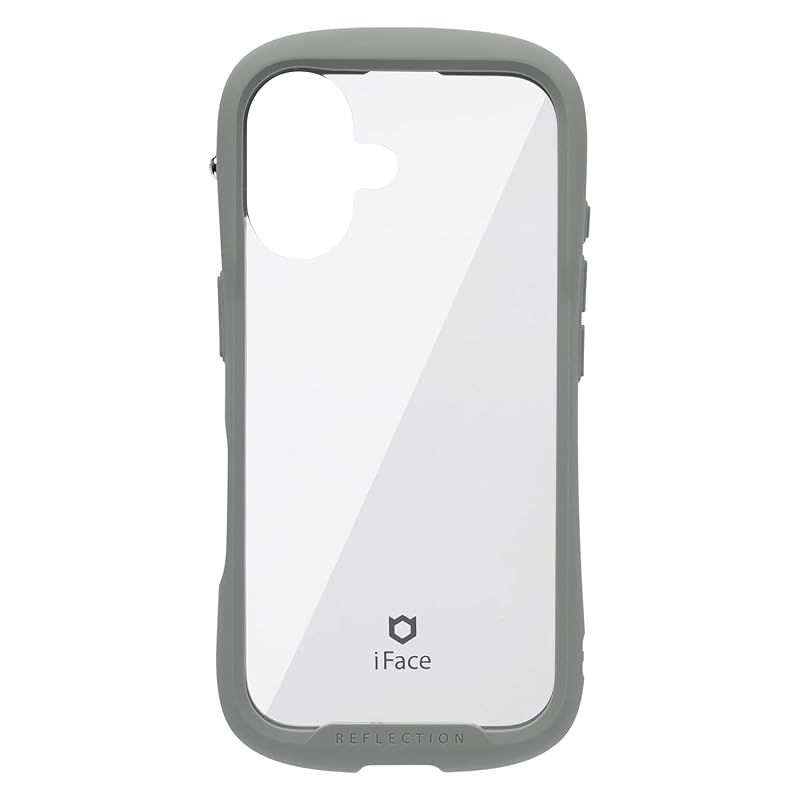 iPhone11 256GB iFaceグレー付き iPhone11】iFace Reflection 強化ガラスクリアケース グレー
