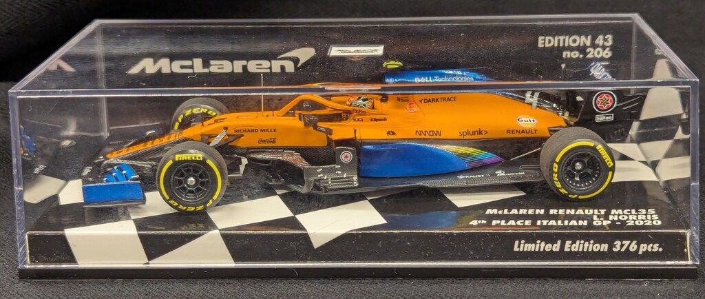 PMA 1/43 MINICHAMPS マクラーレン ルノー MCL35 ランド・ノリス