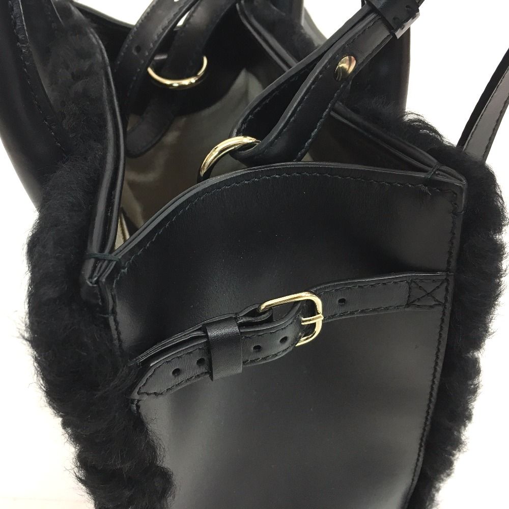 美品 バレンシアガ 347237 パドロックヌード ミニ ムートン BALENCIAGA - 美品 バレンシアガ 347237 パドロックヌード ミニ