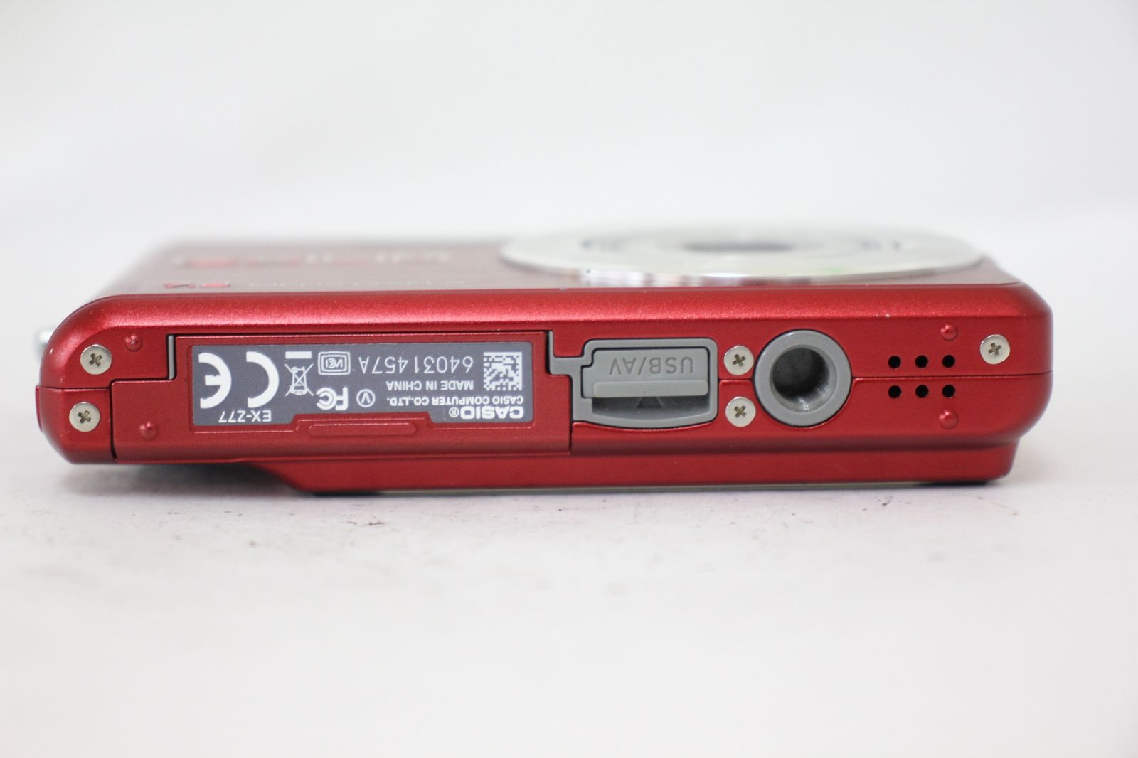 返品保証】 カシオ Casio Exilim EX-Z77 レッド 3x バッテリー