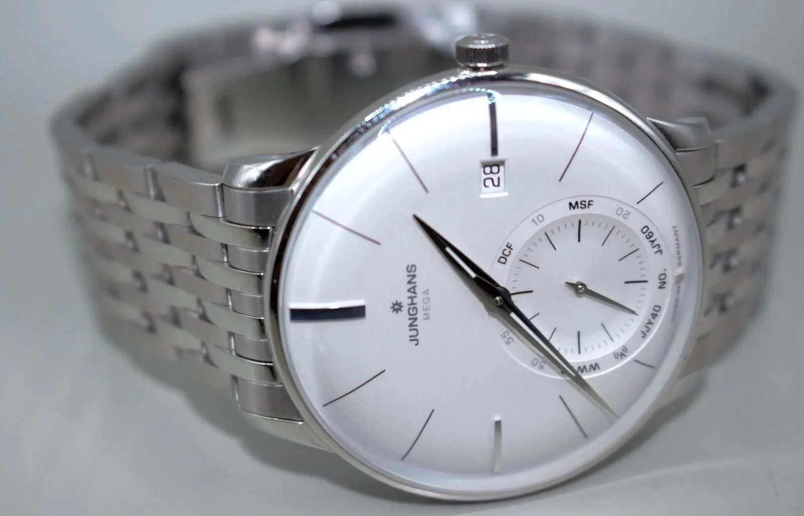 VRW-373』☆時計☆JUNGHANS (ユンハンス)☆058.4900.46☆マイスター メガ スモールセコンド W文字盤 メンズ クオーツ電波  腕時計☆稼動品|mercariメルカリ官方指定廠商|Bibian比比昂代買代購