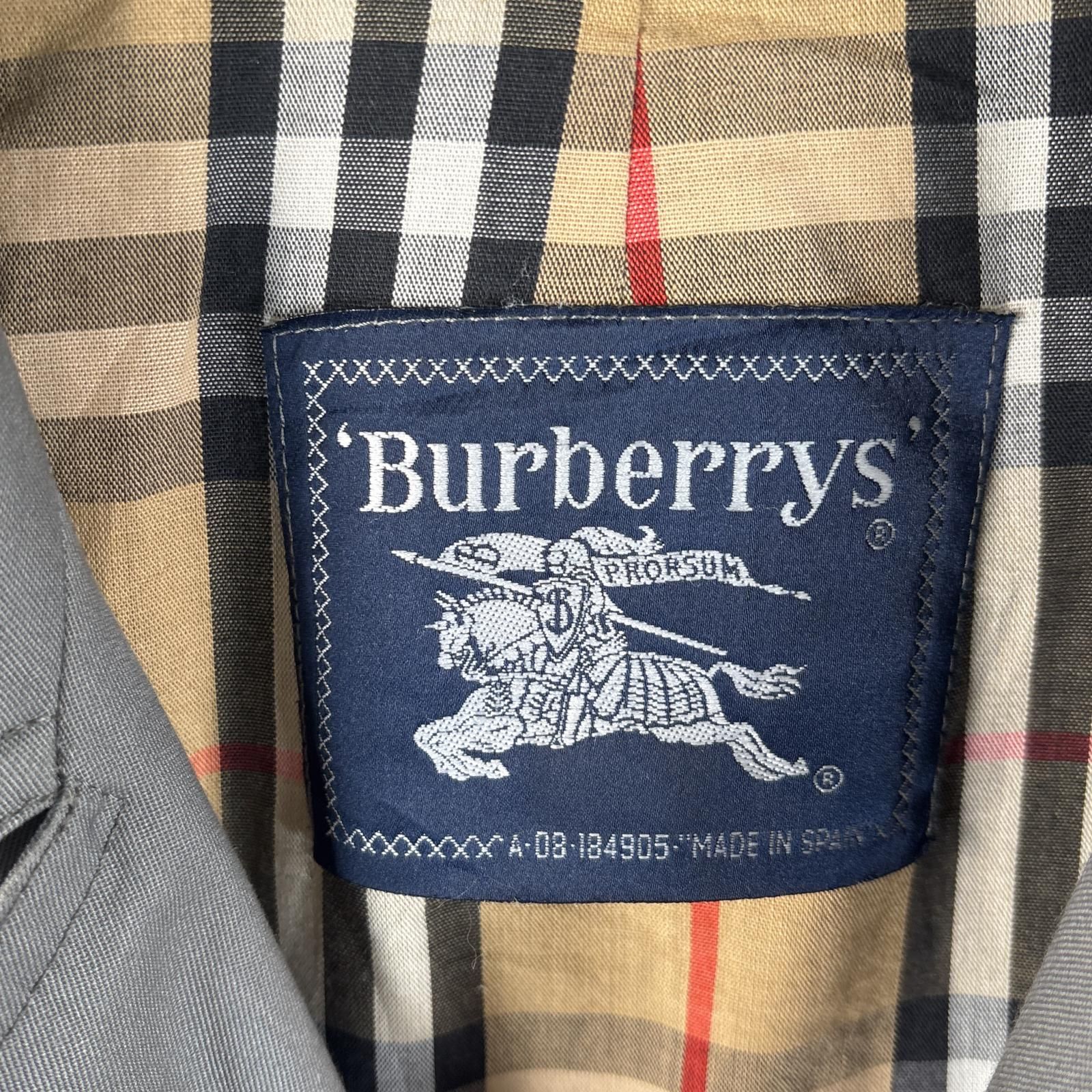 Burberrys トレンチコート　ベルト付き　裏地ノバチェック　ヴィンテージ 極美品】Burberry バーバリー トレンチコート ノバチェック