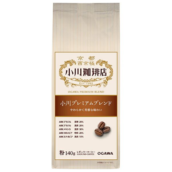 小川珈琲 小川 ブレンド 粉 140g×5袋入× 2ケース ｜ 嗜好品 レギュラー コーヒー類 粉 珈琲