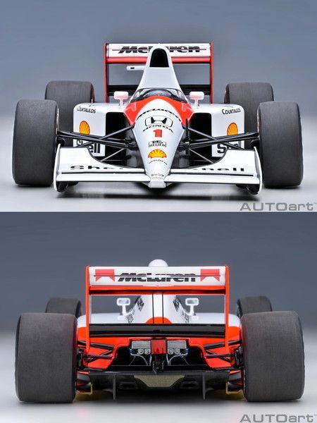 AUTOart 1/18 マクラーレンホンダ　MP4/6 #1 A.セナ　ロゴ Amazon | オートアート (AUTOart) 1/18 マクラーレン ホンダ MP4