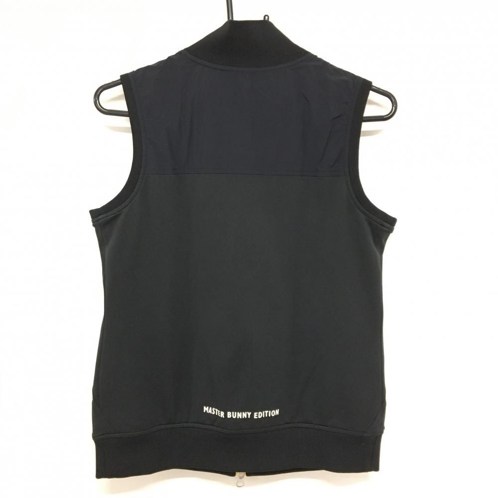 美品】マスターバニー ジップベスト 黒 裏地メッシュ レディース 0(S
