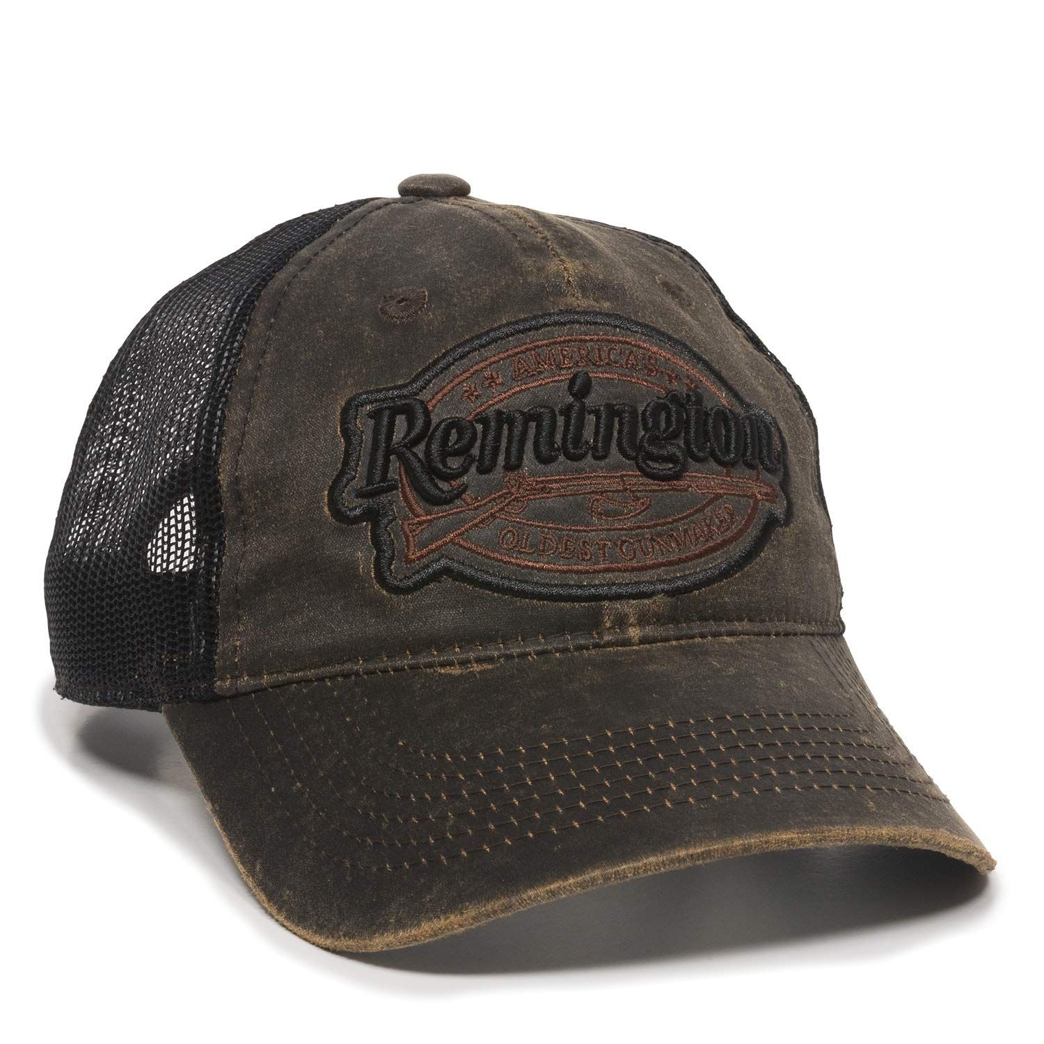 Remington ウェザード ダークブラウン メッシュ ハンティングハット 