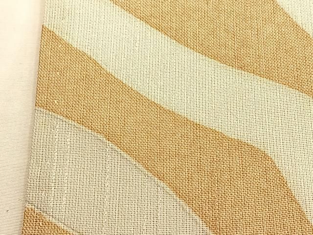 平和屋着物＊夏物 訪問着 紬地 流水文 正絹 逸品 BAAS7152pk