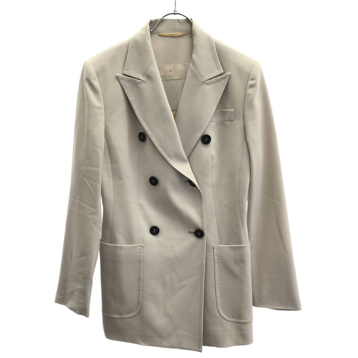 Kiton キートン ウールダブルテーラードジャケット オフホワイト 40 