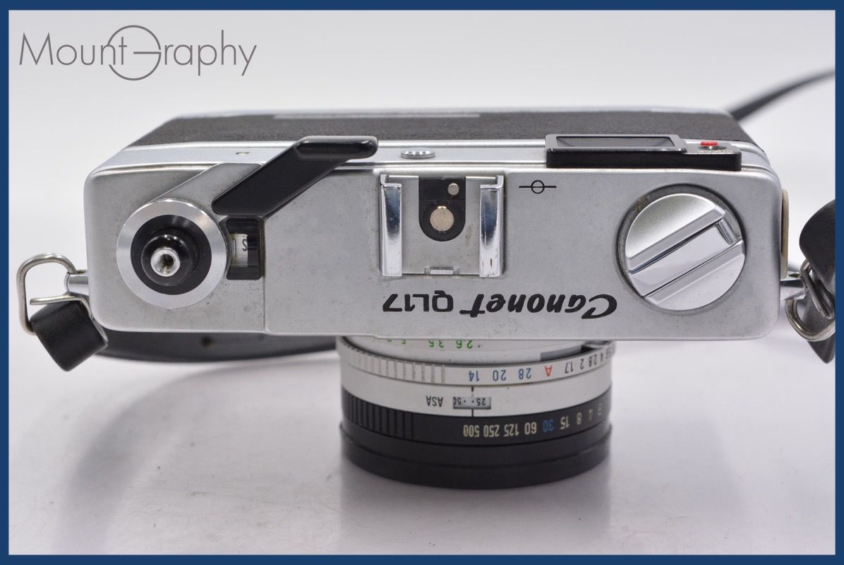 キヤノン Canon Canonet QL 17 G III 前キャップ付 同梱可 mj 5770