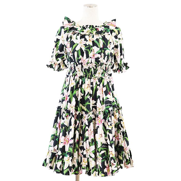 Dolce & Gabbana キッズ　花柄ワンピース　100サイズ Dolce & Gabbana Kids ドルチェ＆ガッバーナキッズ フローラル