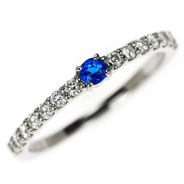 新品 希少 Pt900 アウイナイト ダイヤモンド リング 0.07ct D0