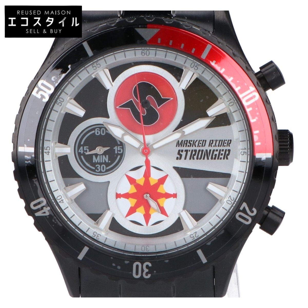 BANDAI バンダイ 仮面ライダー ストロンガー クロノグラフ Live Action Watch