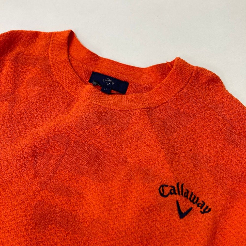 サイズ：LL CALLAWAY キャロウェイ 2023年モデル 長袖ニット