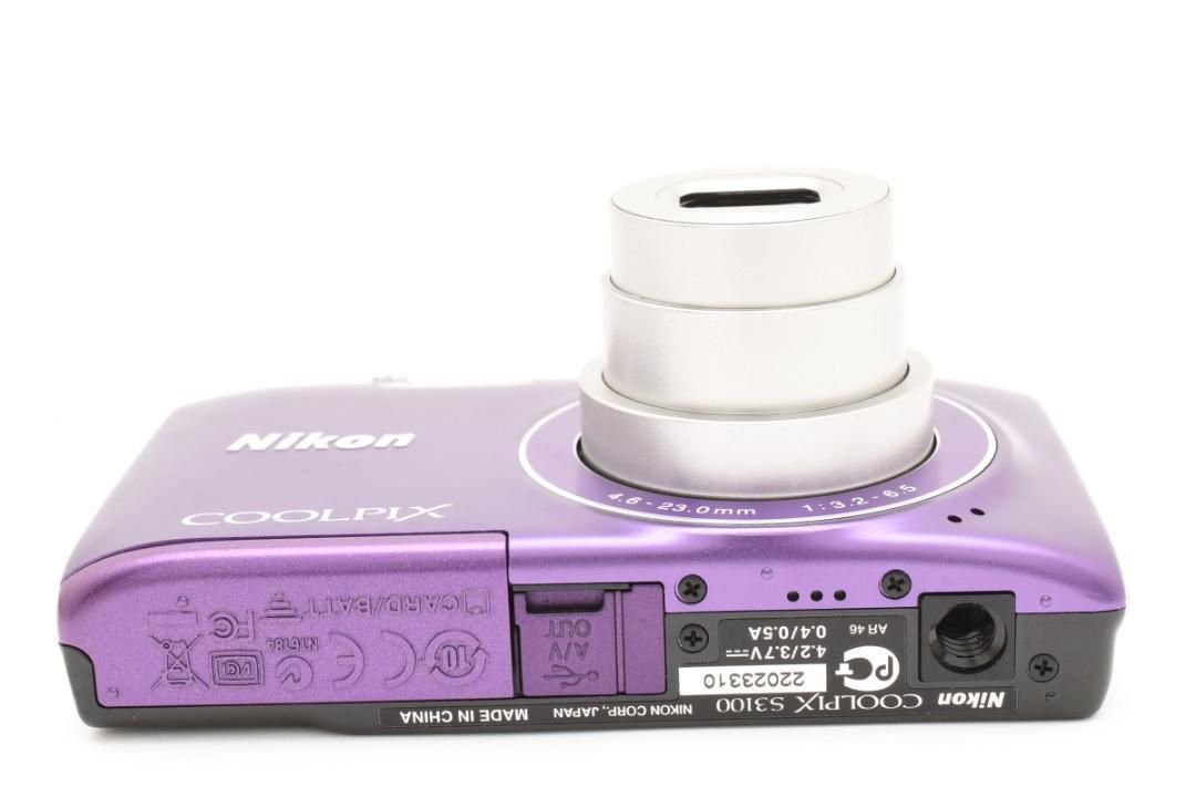 93 Nikon COOLPIX S3100 パープル 【公式通販】