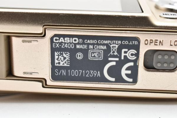 美品 ｜CASIO EXILIM EX-Z400 ゴールド デジタルカメラ｜K058 - メルカリ