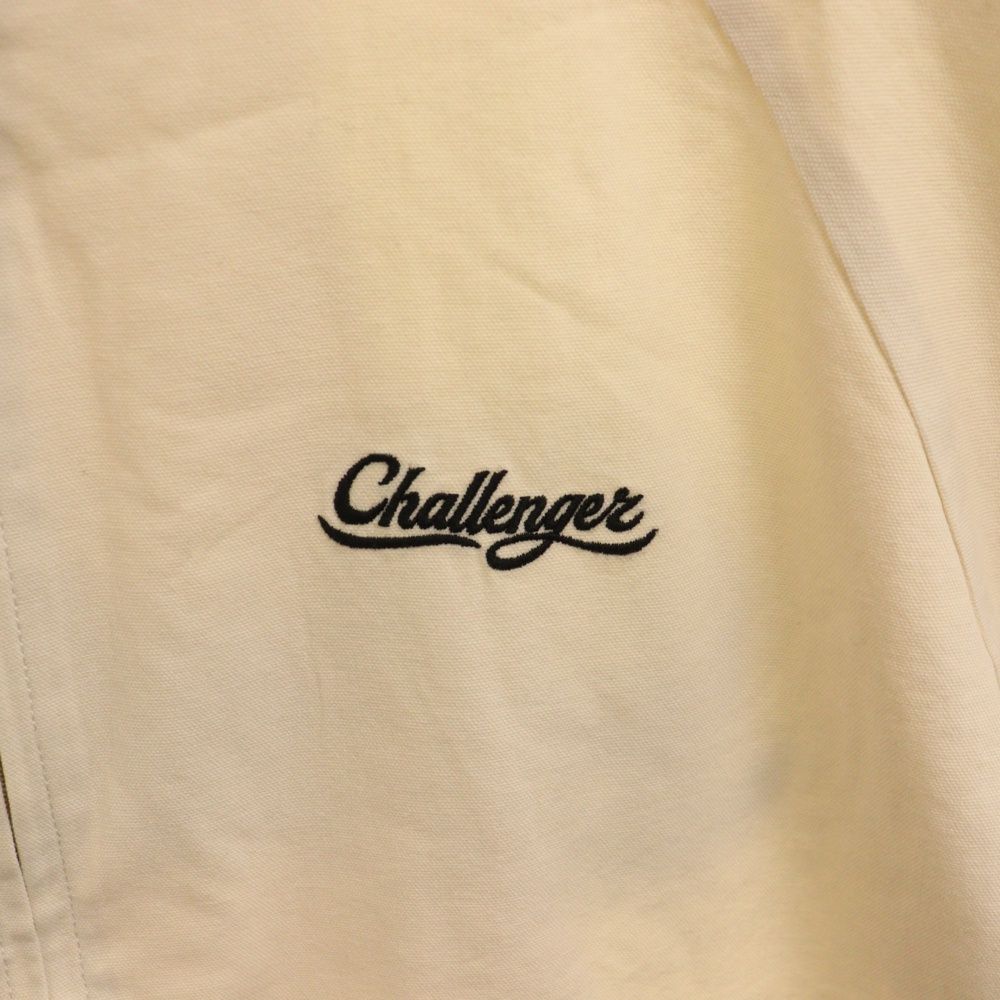 CHALLENGER (チャレンジャー) SCRIPT LOGO SWING TOP ロゴ刺繍 コットン スウィングトップ ジャケット ホワイト  CLG-JK 024-003 - メルカリ