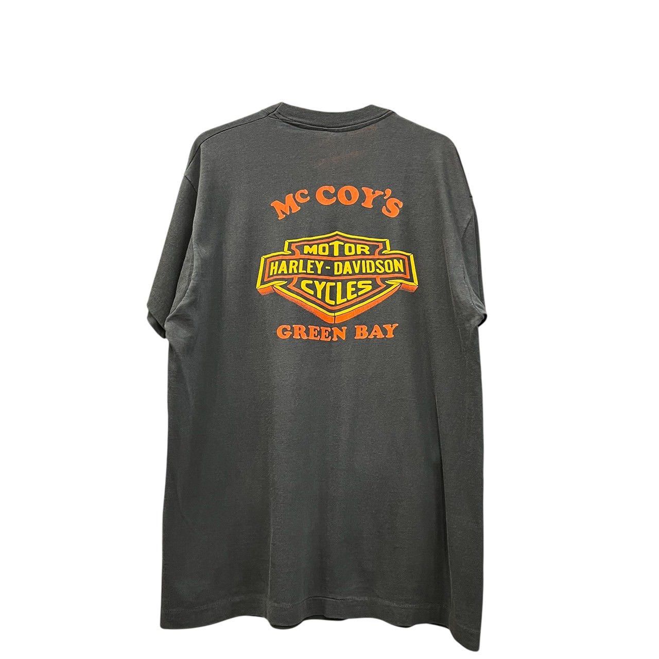 ビンテージ USA製 Harley Davidson ハーレー タイダイ 両面 古着 ハーレーダビッドソン Harley-Davidson タイダイ柄 鷹柄