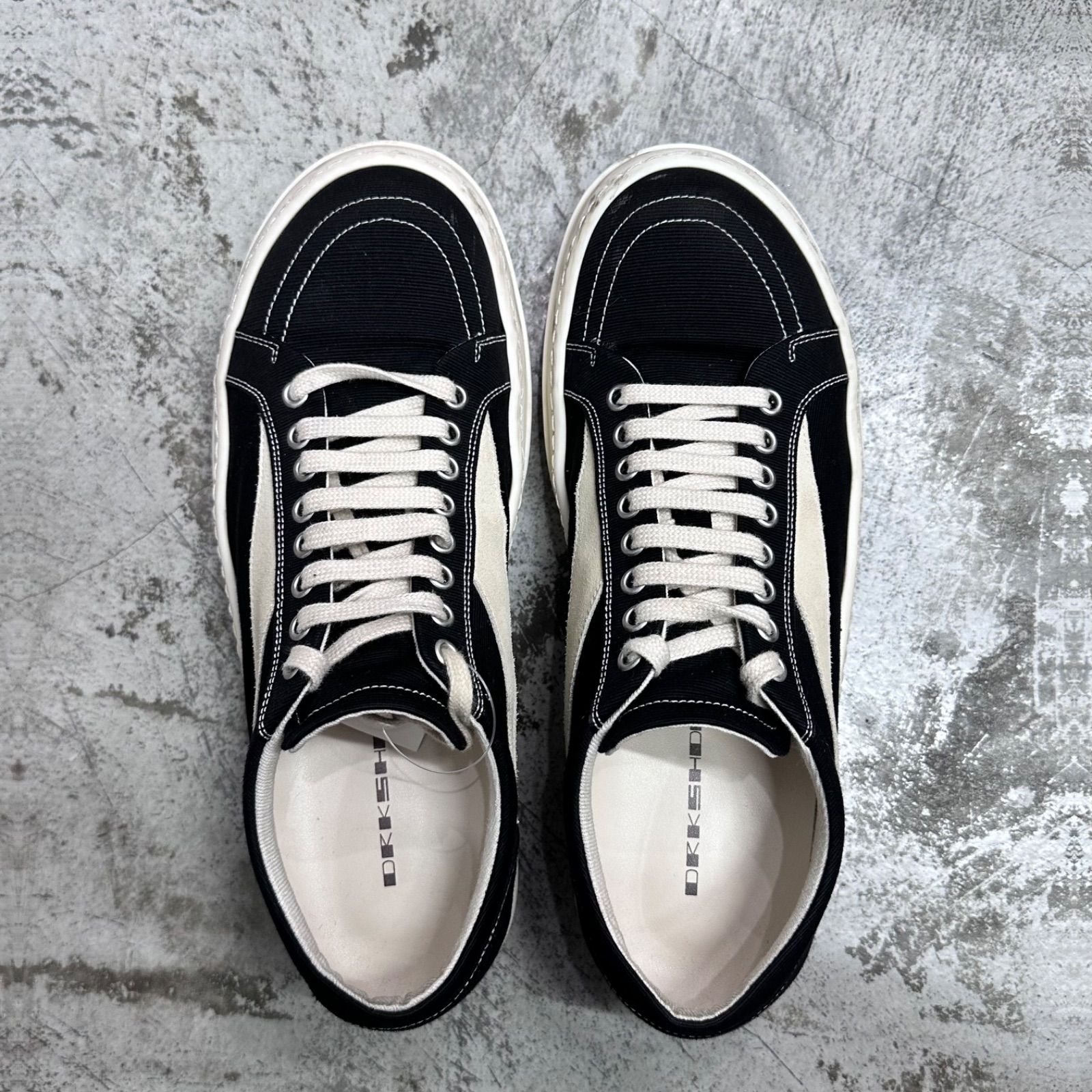 Rick Owens DRKSHDW Vintage スニーカー Rick Owens DRKSHDW Vintage Sneaks - Scab Wax / Milk / Milk